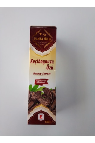 Manisa Birlik Lezzet Dünyası Keçiboynuzu Özü 650 Gr Soğuk Kompress Üretimi Katkısız Cam Şişe