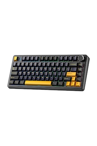 Aula F75 Mekanik Rgb Tkl Gray Switch Kablosuz Makrolu Hot Swap Klavye