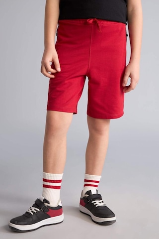 Defacto Oversıze Sweatshirt Kumaşı Şort Erkek Çocuk H2027a826smbr244 Kırmızı-br244