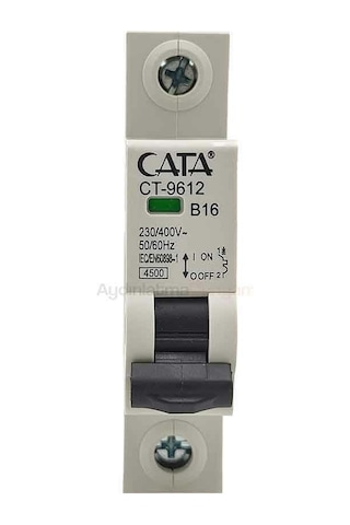Cata 1x16 Amper W Otomat Monofaze Sigorta Ct-9612