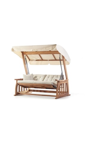 Falcon Ahşap Dış Mekân Bahçe Salıncağı Teras Salıncağı Rehome Naturel
