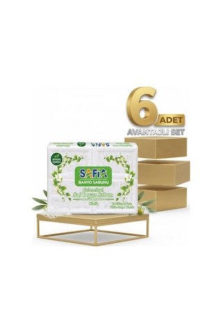 Safia Beyaz Banyo Sabunu 6x600 Gr Diğer