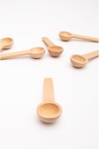 Emaylab Ahşap Bambu Mini Ölçek Baharat Kaşığı 6 Lı Set 7 Cm