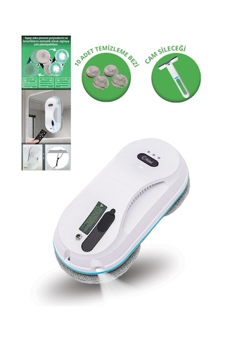 Kiwi KWC-7130 Uzaktan Kumandalı Sıvı Püskürtmeli Cam Silme Robotu