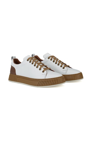Ziya Erkek Hakiki Deri Günlük Sneaker 161983z870 Beyaz 161983z870 500 40