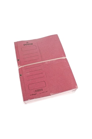 Özkan Yarım Kapak Karton Dosya Pembe Kapsüllü 1 Paket 50 Adet