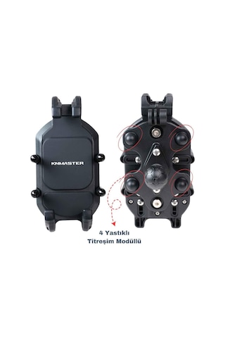 Knmaster Tt-860 Titreşim Engelleyicili Tüm Motosikletlere Uyumlu Telefon Tutucu