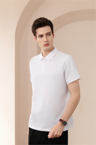 New Performance Premium Polo T-shirt 58.1% Pamuk 37.7% Polyester 4.2% Spandex Beyaz