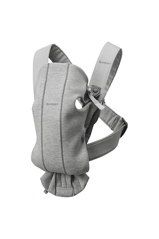 BabyBjörn 2'li Set Bliss Ana kucağı & Kanguru Mini 3D Jersey Light Grey