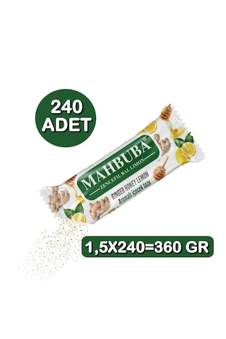 Mahbuba Tek İçimlik Zencefil Bal Limon Aromalı Oralet Çayı 240'lı