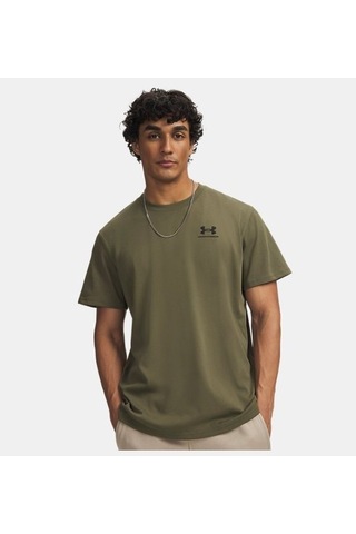 Under Armour Ua M Logo Emb Heavyweıght Ss Yeşil Erkek T-shirt 1373997-390
