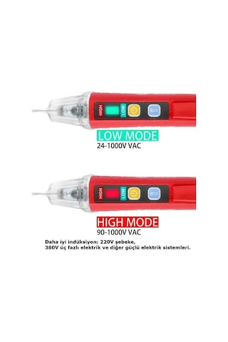 Unit Ut 12D Temassız Ac Kontrol Kalemi Voltaj Dedektörü