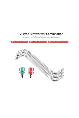 Singree Çelik Ve Pp Malzemeli 5'li Vidalama Takımı - Ph Ve Sl Uçlu, Saklama Kutusu Dahil