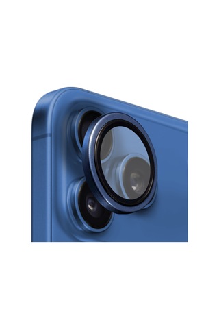 Buff Apple Uyumlu iPhone 17 Pro Metal Kamera Lens Koruyucu Blue Mavi