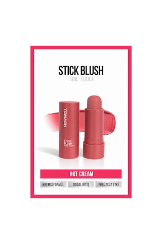 New Well Stick Blush Tone Touch Hot Cream 05 Stick Allık 003