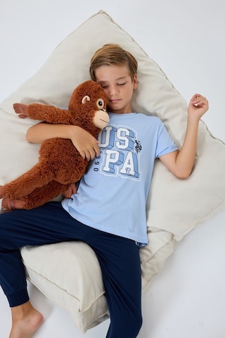 U.S. Polo Assn. U.s. Polo Assn. Erkek Çocuk Mavi Pijama Takım Us2410-c-v1