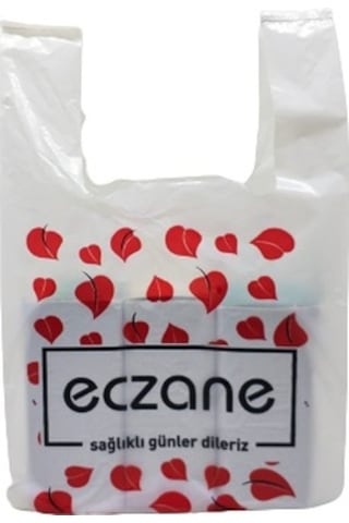 Eczane Poşeti Bio Küçük Atlet 22X40 Cm 150 Adet