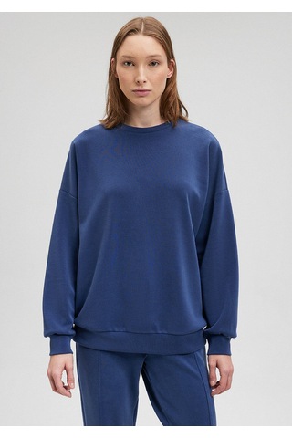 Mavi Kadın Oversize Sweatshırt Derin Mavi 168837-70491 Mavi