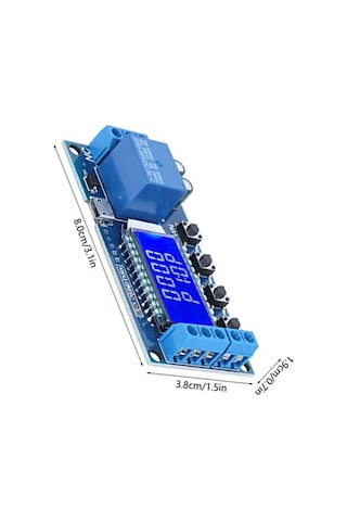 Xy-lj02 Zaman Geciktirme Röle Modülü 6-30v Dijital Ekran