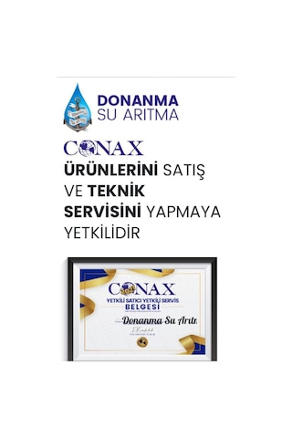 Conax 8 Lt (2.2 Golon) Çelik Su Arıtma Cihazı Tankı 478112305