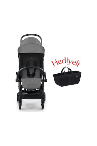 Bumprider Connect 3 Bebek Arabası / Black-grey Yan Düzenleyici Çanta Hediyeli