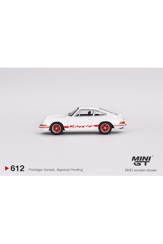Mini Gt Porsche 911 Carrera Rs 2.7 Grand Prix White With Red Livery 612