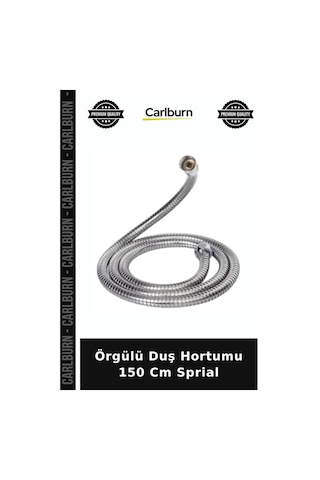 Özel Üretim Krom Paslanmaz Banyo Spiral Esnek Örgülü Duş Hortumu 150 Cm Sprial Diğer