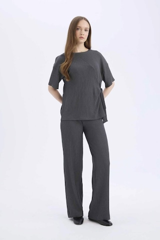 DeFacto Bürümcük Pantolon Wide Leg Geniş Bol Paça Esnek Belli C0200AX25SPAR104