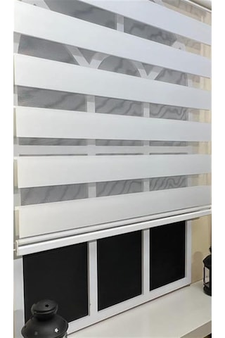 Zebra Stor Perde Beyaz Stb 400v01-d Çok Renkli