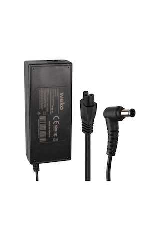 Weko 14 Volt 3 Amper 6.5x4.4 Uçlu Yerli Üretim Plastik Kasa Masaüstü Samsung Uyumlu Monitör Adaptörü Şarj Cihazı Aleti