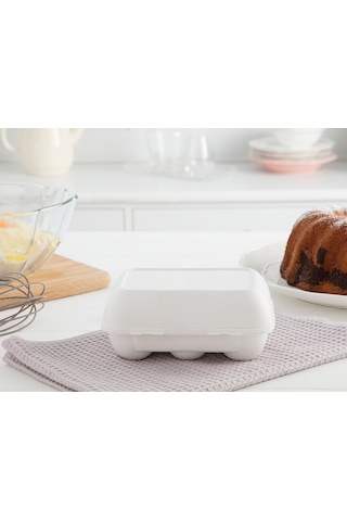 Madame Coco Quotidien 6-lı Yumurta Saklama Kabı 1ksakl0306soft Ekru