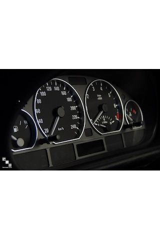 BMW E46 Krom Gösterge Halkası BMW 3 Seri E46 Krom Kadran Çerçeves