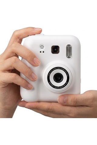 Northcity Mini Çocuk Fotoğraf Makinesi Baskılı Video Çekim Hediyelik - 4 Rulo Ve 5 Renkli Kalem