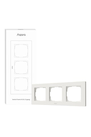 Aqara Anahtar Çerçevesi 3'lü Beyaz Fe-x02d-b 1