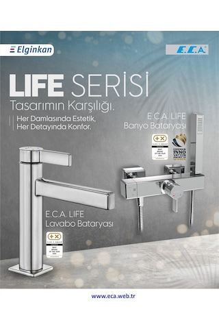 Eca Life Banyo Batarya 102102777 Gümüş