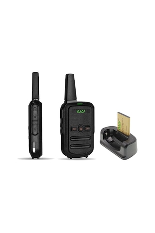 Wln KD-C51 16 Kanal Siyah Kasa Tekli El Telsizi