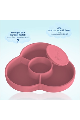 Wee Baby Nanninom Silikon Sürprizli Tabak Pembe