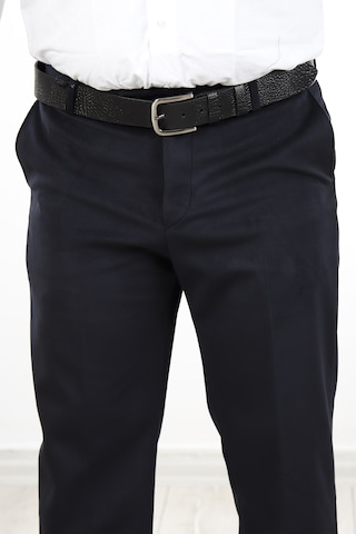 Neowit Erkek İçi Polarlı Yan Cep Klasik Kesim Kadife Pantolon Koyu Lacivert