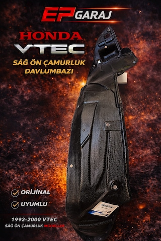 Honda Civic Vtec 2001-2006 Model Uyumlu Sağ Ön Çamurluk Davlumbazı
