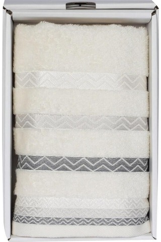Vos Versa Bursa Varak Serisi 50x90cm %100 Pamuk Yüz Havlusu Beyaz Vvhm0017-374 - Beyaz