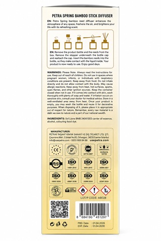 Zeus 100 Ml Bambu Çubuklu Oda Kokusu - Ortam Kokusu Ev Ofis Banyo Salon Kokusu Premium Reed Diffuser Bamboo Reed Diffuser, Air Freshener Soft Linen