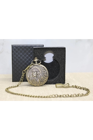 Özel Kutulu Kızılderili Köstekli Saat Alk4683