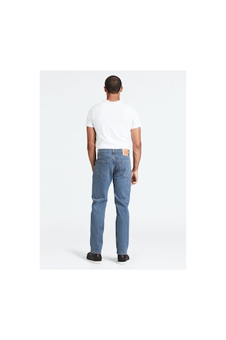 Levi's 514 Straight Erkek Jean Pantolon Stonewash Med İndigo - Flat Finish
