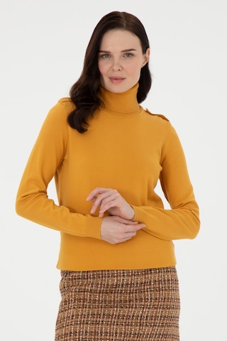 Pierre Cardin Kadın Safran Kazak /triko 50290579-vr043 Safran