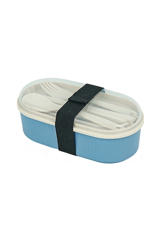 Jian Fan Sofra Takımıiçinöğle Yemeği Kutusu - Açık Mavi Açık Mavi