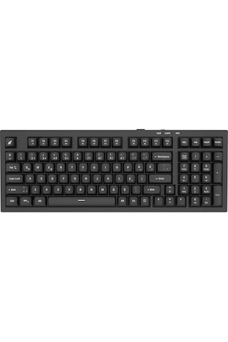 Hawk Gaming Hk210 Membrane Rainbow Type C Kablolu Siyah Full Türkçe Gaming Klavye