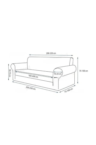 Jakarlı Koltuk Örtüsü , Kanepe Örtüsü ,chester Örtüsü Antrasit