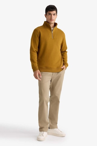 Defacto Regular Fit Yarım Balıkçı Yaka Fermuarlı Kalın Sweatshirt F4136ax25aubn152 Kahve