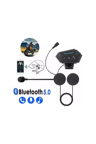 Tenfowee Motosiklet Kaskı Bluetooth Kulaklık: Ip67 Su Geçirmez, 32 Saat Sürekli Kullanım,免提 Arama Ve Müzik Kontrolü