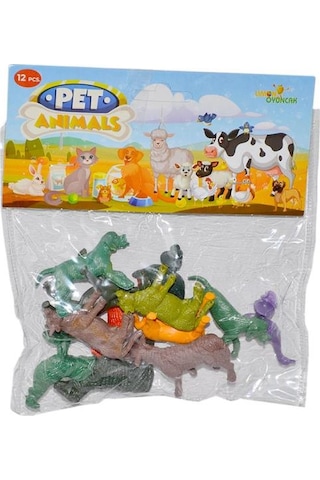 LMN158 12 Parça Evcil Hayvan Seti -Limon